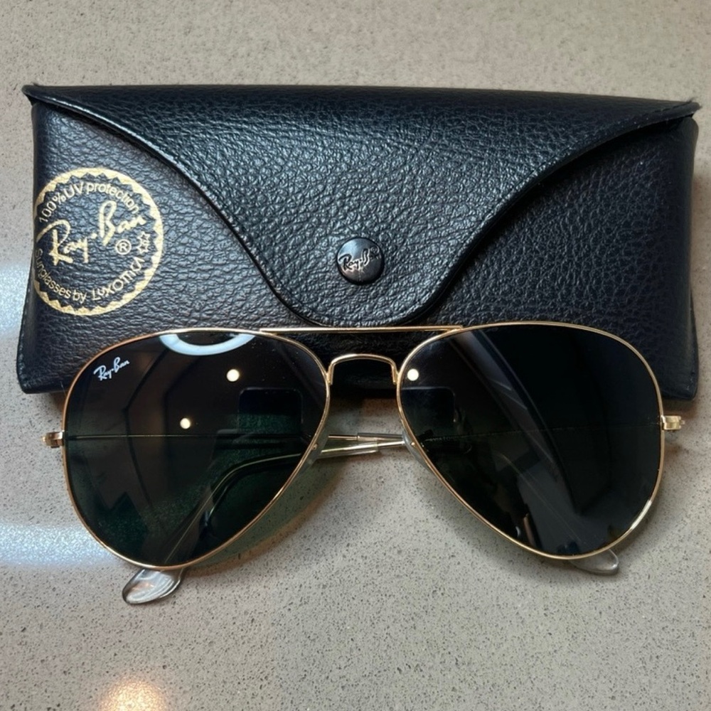 Ray Ban Aviator Unisex Large Metal.